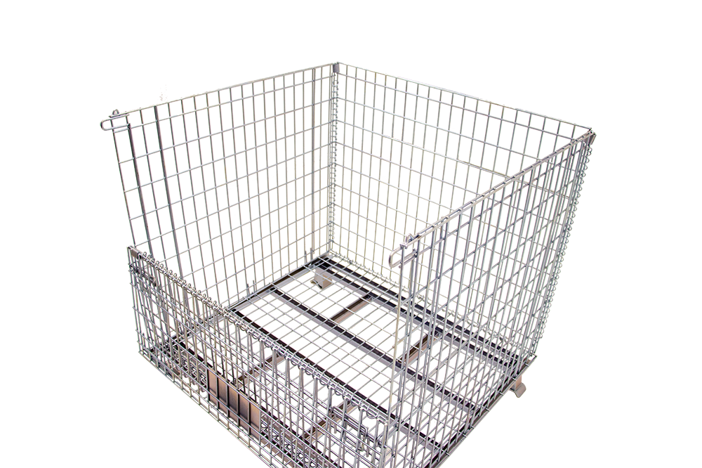 Used Collapsible Industrial Wire Baskets American Surplus